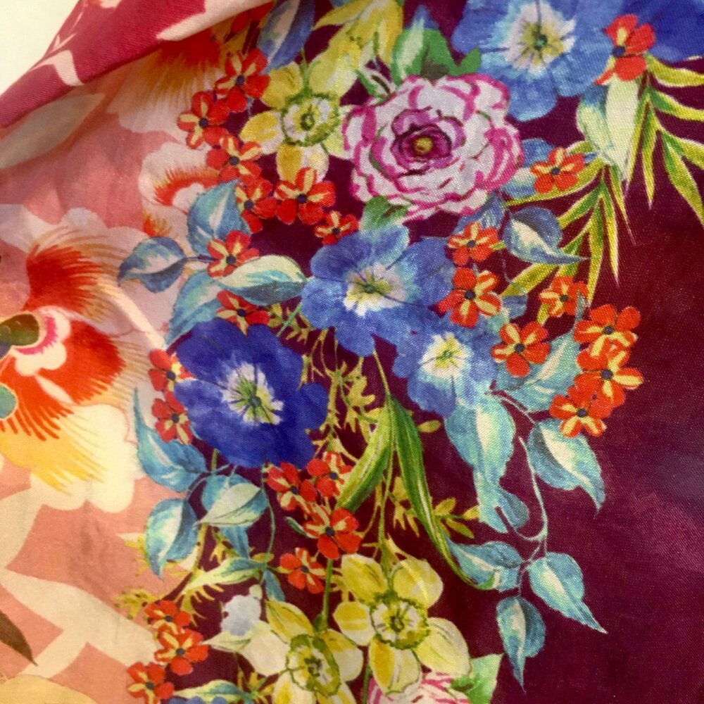 NWT Johnny Was ADALENA DERIVE BLOUSE 100% silk - Picture 14 of 14